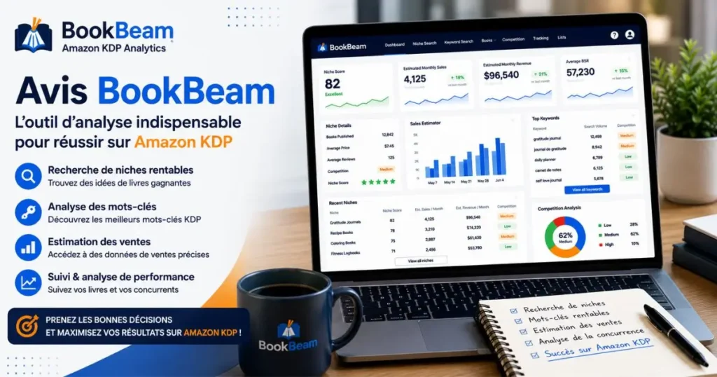 BookBeam pour analyser les niches et mots-clés Amazon KDP