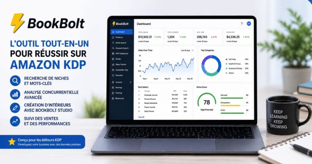 Interface de BookBolt pour Amazon KDP