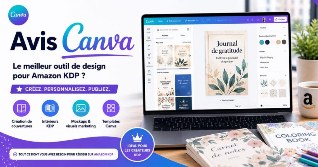 Canva pour créer des livres Amazon KDP